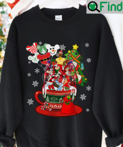 A Goofy Movie Characters Squad Tea Cup Balloon Christmas Gift Sweatshirt