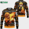 Agatsuma Zenitsu Demon Slayer Ugly Christmas Sweatshirt Hoodie