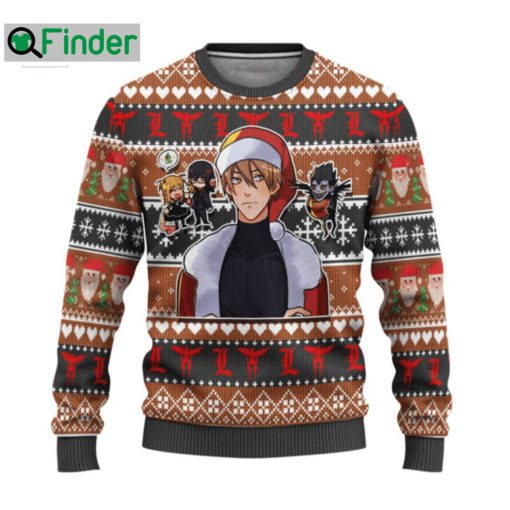 Death Note Yagami Light Ugly Christmas Sweater