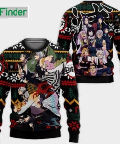 Demon Slayer Characters Ugly Christmas Sweater