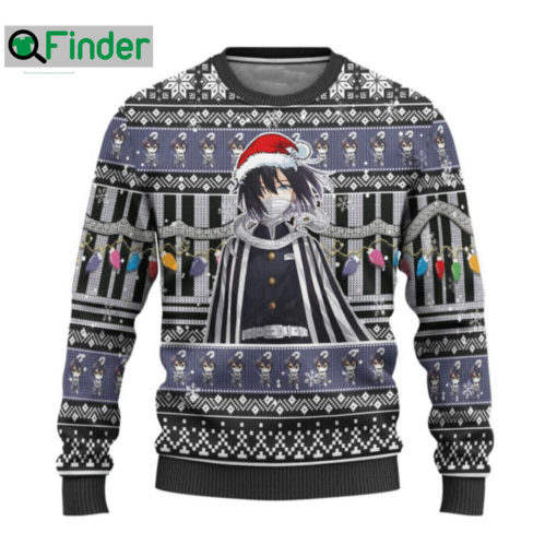 Demon Slayer Iguro Obanai Ugly Christmas Sweater