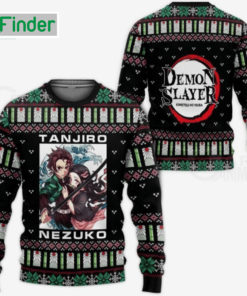 Demon Slayer Kamado Tanjiro Nezuko Ugly Christmas Sweater