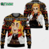 Demon Slayer Kyojuro Rengoku Ugly Christmas Sweatshirt