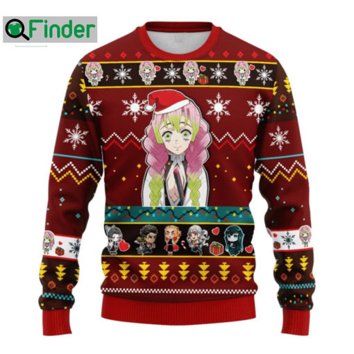 Demon Slayer Mitsuri Kanroji Ugly Christmas Sweater