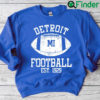 Detroit Football Team EST 1929 Vintage Unisex Sweatshirt