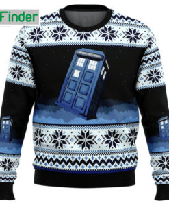 Doctor Who Ugly Christmas Sweater Hoodie