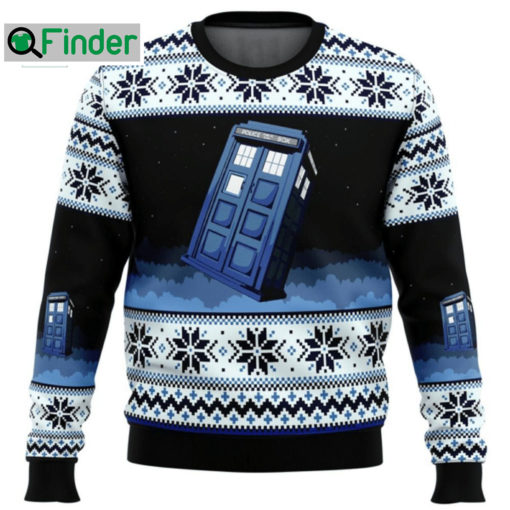 Doctor Who Ugly Christmas Sweater Hoodie