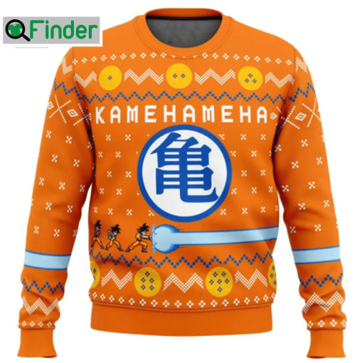 Dragon Ball Kamehameha Ugly Christmas Sweater