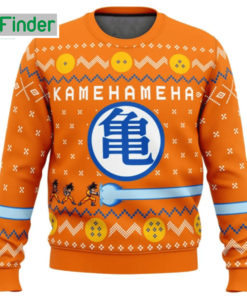 Dragon Ball Kamehameha Ugly Christmas Sweatshirt