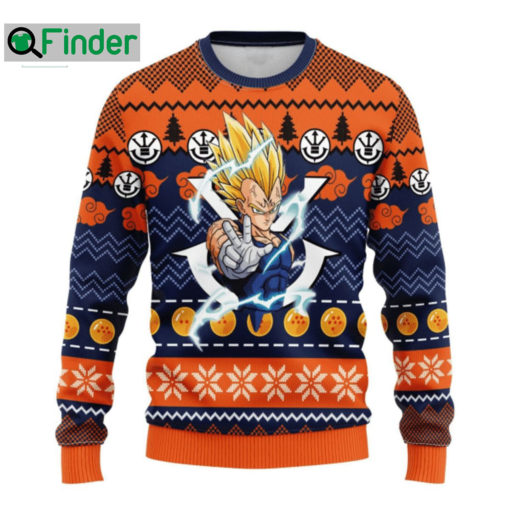 Dragon Ball Majin Vegeta Ugly Christmas SweatShirt