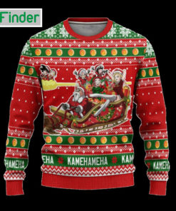 Dragon Ball Sleigh Kamehameha Ugly Christmas Sweater