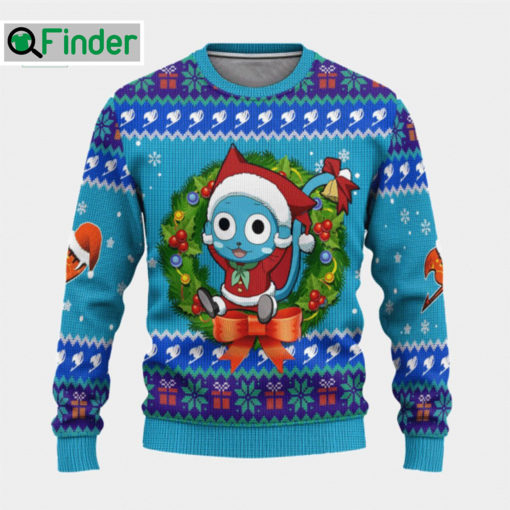 Fairy Tail Happy Christmas Circle Ugly Christmas Sweater