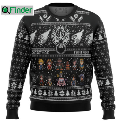 Final Fantasy Ugly Christmas Hoodie Sweatshirt