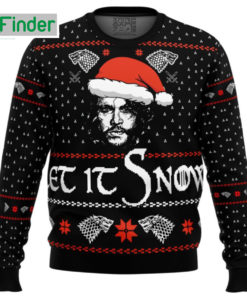 Game Of Thrones Eddard Stark Let It Snow Ugly Christmas Sweater