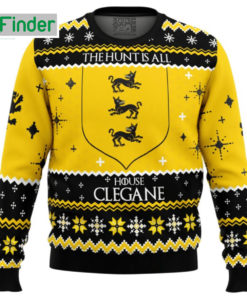 Game Of Thrones The Hunt Is All House Clegane Ugly Christmas Sweater