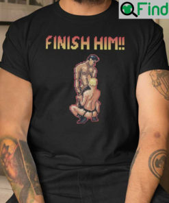 Gay Sex Finish Him Shirt Mortal Combat Mashup Video Game