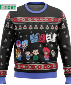 Ghost Fighter Chibi Ugly Christmas Sweater