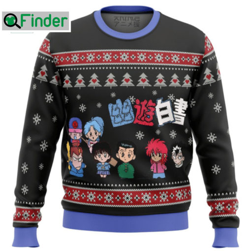 Ghost Fighter Chibi Ugly Christmas Sweater