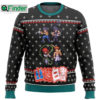 Ghost Fighter Chibi Ver 3 Ugly Christmas Sweatshirt