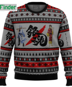 Gintama Takasugi Shinsuke Sakata Gintoki Ugly Christmas Sweater