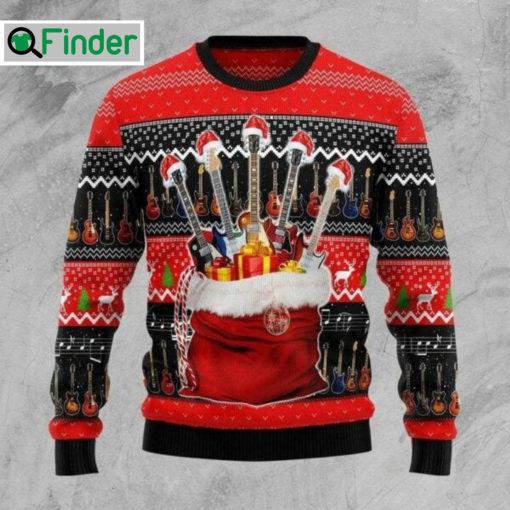 Guitar Ugly Christmas Sweater