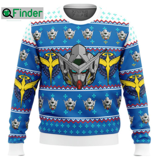 Gundam Helmet Ugly Christmas Sweater