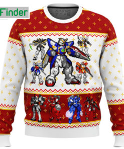 Gundam Wing Sprites Ugly Christmas Sweater