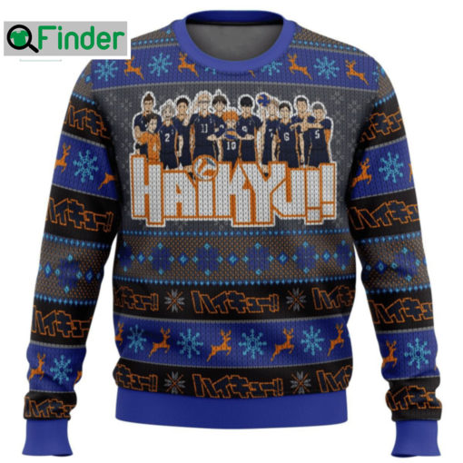 Haikyuu Karasuno High School Ugly Christmas Sweater