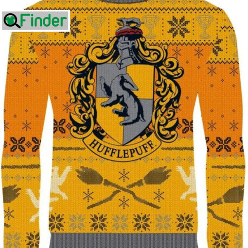 Harry Potter Hufflepuff Ugly Christmas Sweater