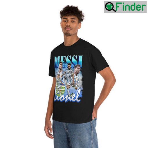 Lionel Messi Vintage Bootleg World Cup 2022 Football Player Unisex T Shirt