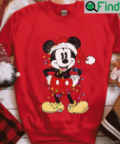 Mickey Mouse Christmas Lights Hoodie