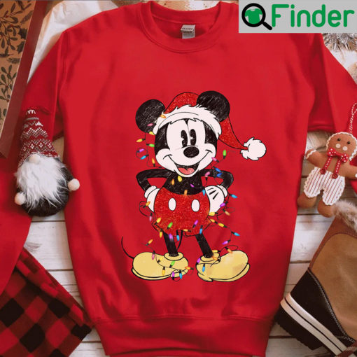 Mickey Mouse Christmas Lights Hoodie