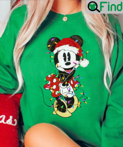 Mickey Mouse Christmas Lights Hoodie Sweatshirt