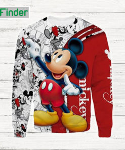 Mickey Mouse Draw Ugly Christmas Sweatshirt