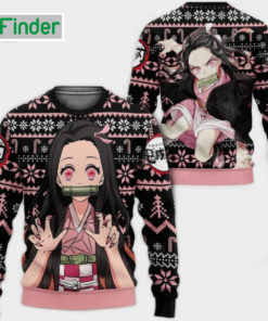 Nezuko Kamado Demon Slayer Ugly Christmas Hoodie Sweater