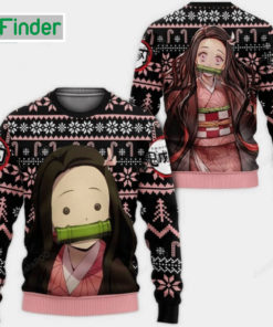 Nezuko Kamado Demon Slayer Ugly Christmas Sweater 1