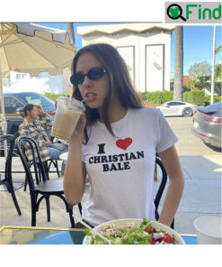 Olivia Rodrigo I love Christian Bale Shirt For Fan