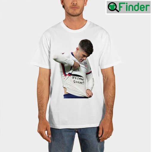 Pulisic USA Shirt Its Called Soccer Qatar World Cup 2022