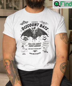 Vinces Discount Bats Shirt Own A Bat Natures Fright Machine