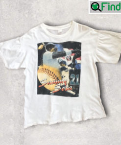 90s Sammy Sosa Chicago Cubs MLB Rap Style T Shirt