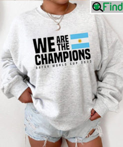 Argentina We Are The Champions Football Shirt