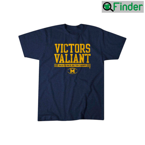 Back To Back Champions T Shirt Michigan Big Ten Championship 2022