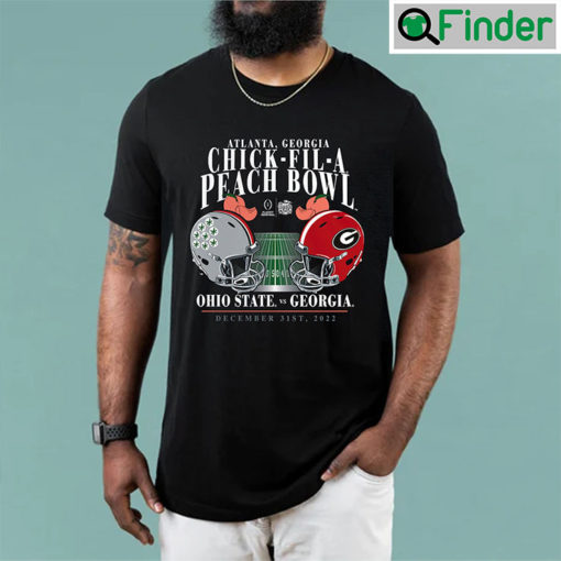 Chick Fil A Peach Bowl Champs Ohio State Vs Georgia Shirt