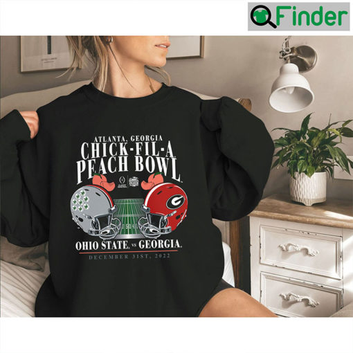 Chick Fil A Peach Bowl Champs Ohio State Vs Georgia T Shirt