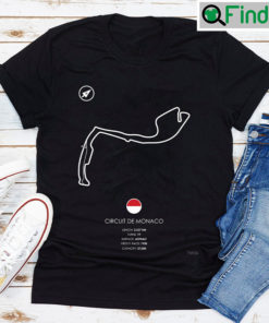 Circuit De Monaco Formula One Racing Classic T Shirt