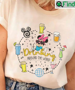 Disney Drinking Around The World Epcot Food And Wine Shirt