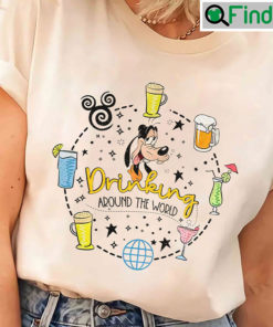 Disney Epcot Food And Wine Drinking Around The World Shirt