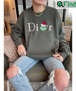 Embroidered Dior x Grinch Crew Shirt