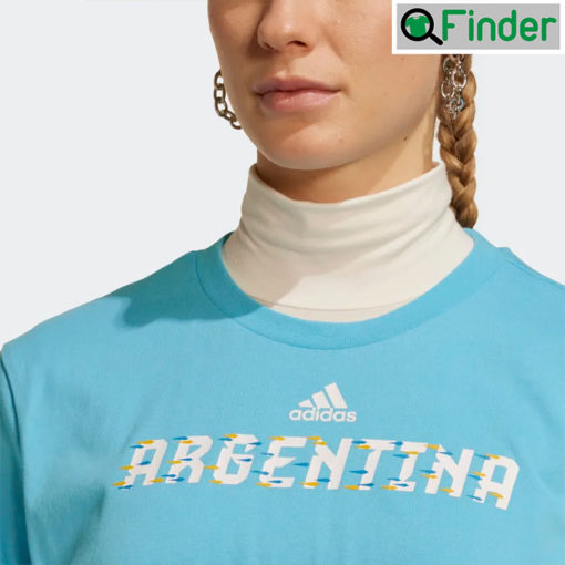 FIFA Qatar World Cup 2022 Argentina Football Team T shirt