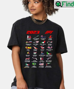 Formula 1 Calendar 2023 F1 Unisex Shirt